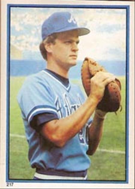 1983 Topps Baseball Stickers     217     Bruce Benedict